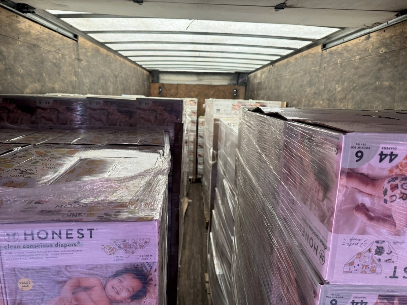 Baby Diapers Pallet Truckload 1 Baby Diapers Pallet Truckload