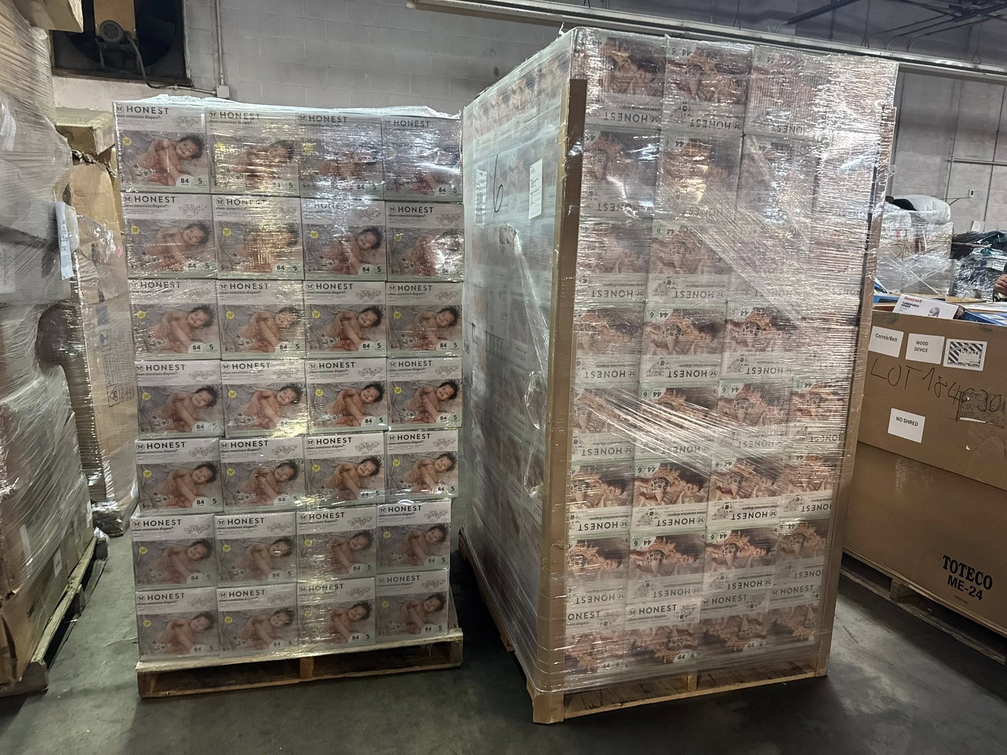 Baby Diapers Pallet Truckload Baby Diapers Pallet Truckload